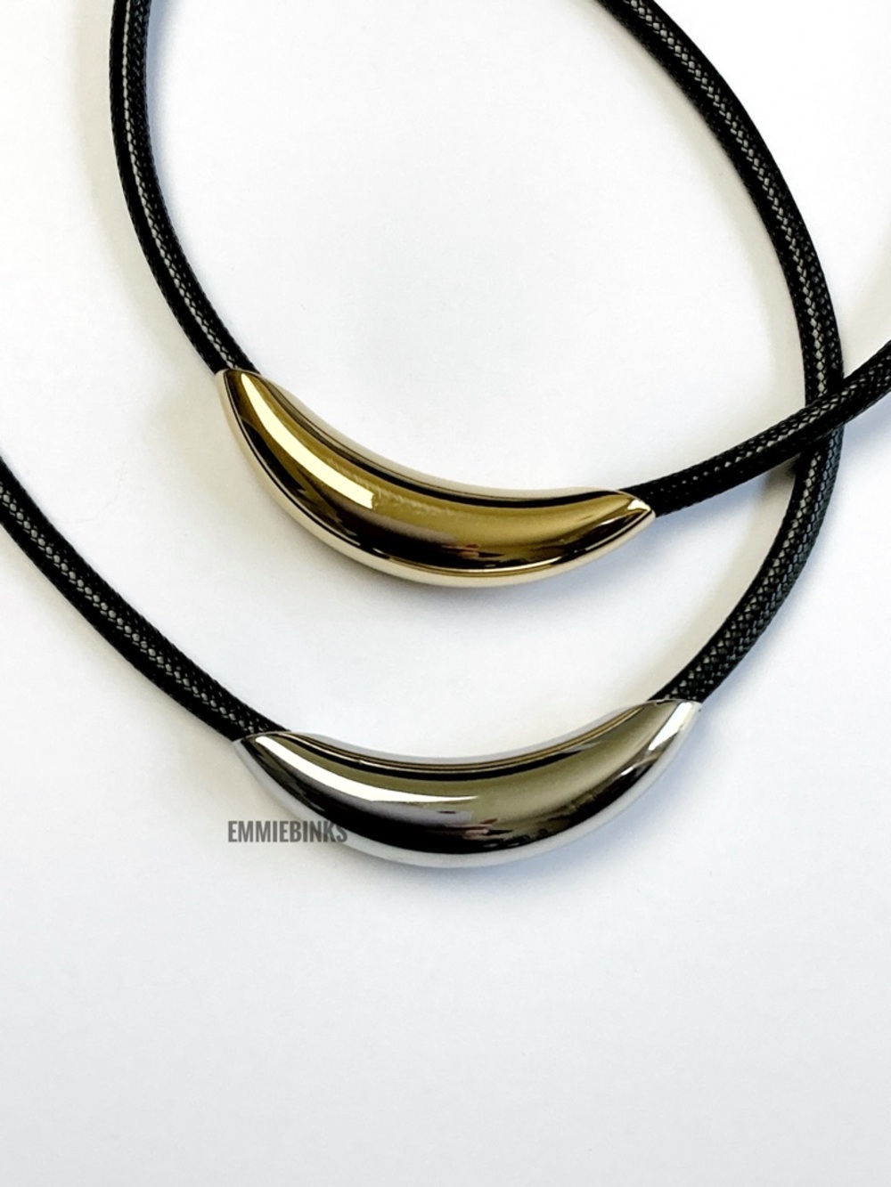 New Revolve Jenna Slider Geometric Necklace ~ Gold Plated Necklace - Picture 6 of 16
